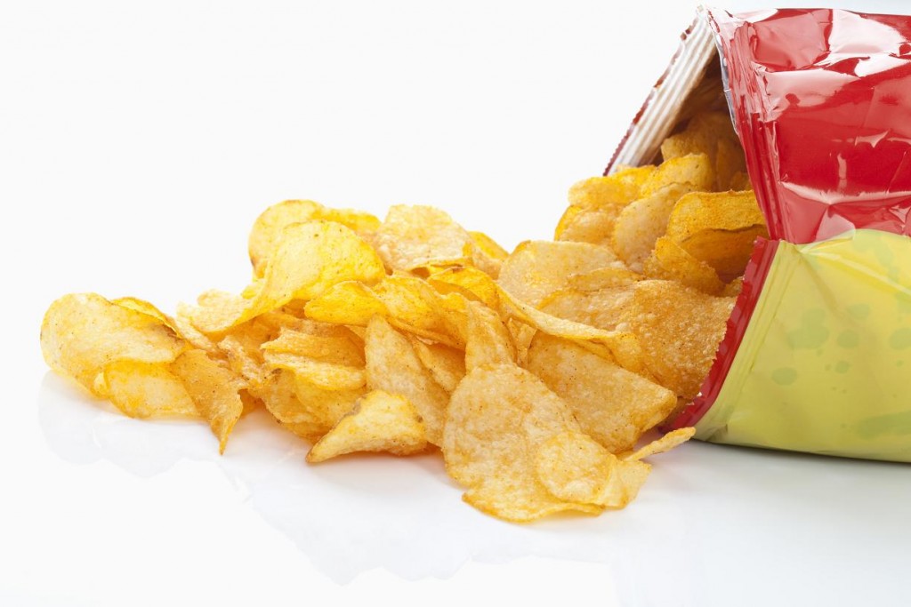 Bag Potatoe chips, Kartoffelchips