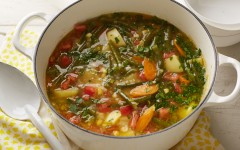 Alton Brown's Garden Vegetable Soup as seen on Food Network