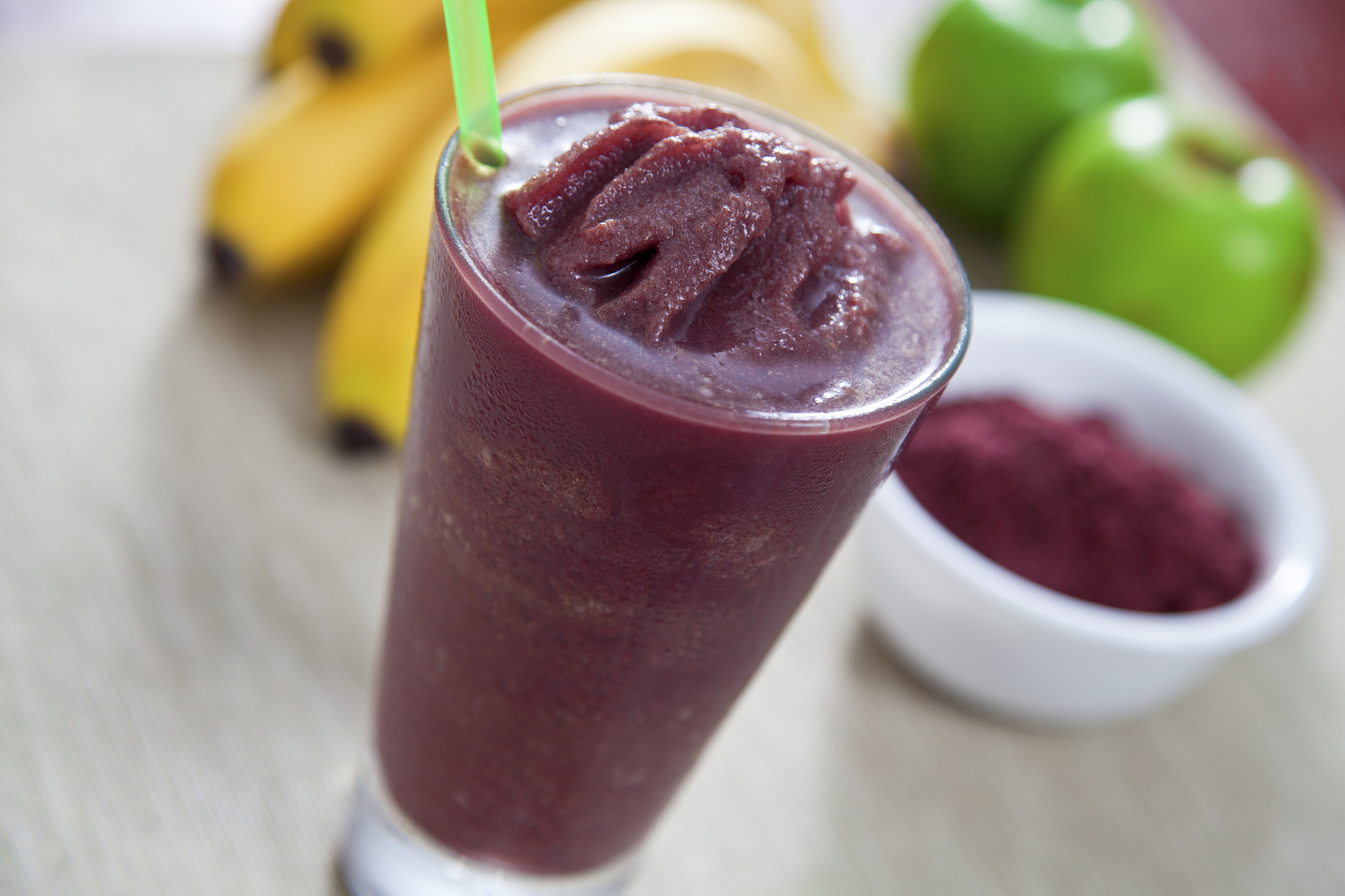 Acai berry smoothie higg in antioxidants