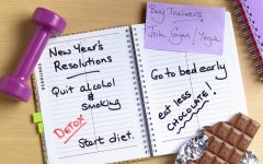 Healthy new years resolutions diary